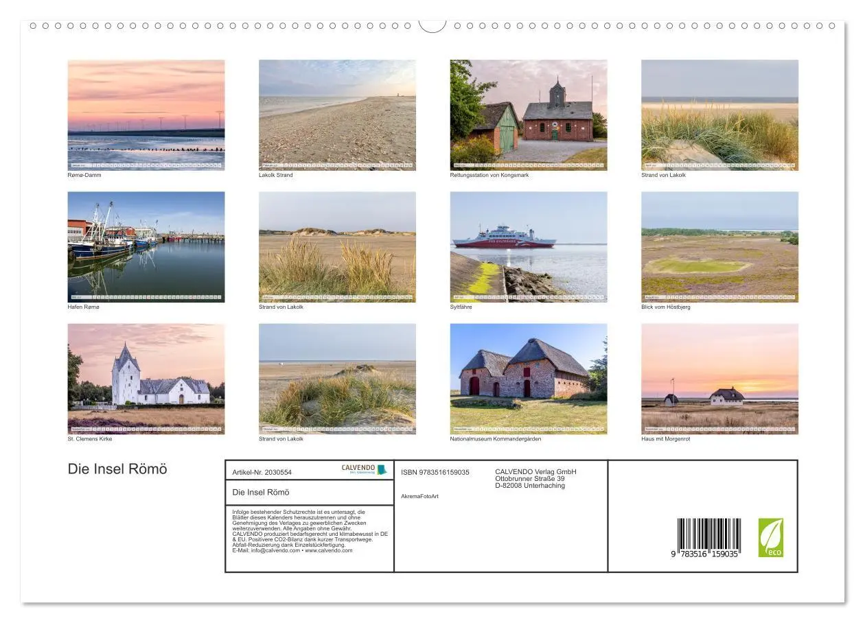 Bild: 9783516159035 | Die Insel Römö (hochwertiger Premium Wandkalender 2026 DIN A2...