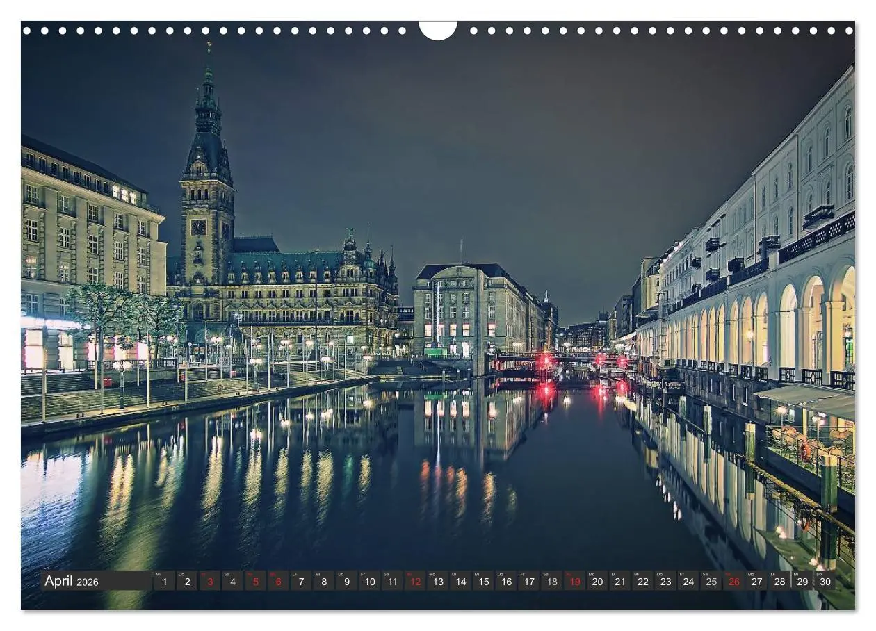 Bild: 9783516229035 | Stadt Hamburg (Wandkalender 2026 DIN A3 quer), CALVENDO Monatskalender