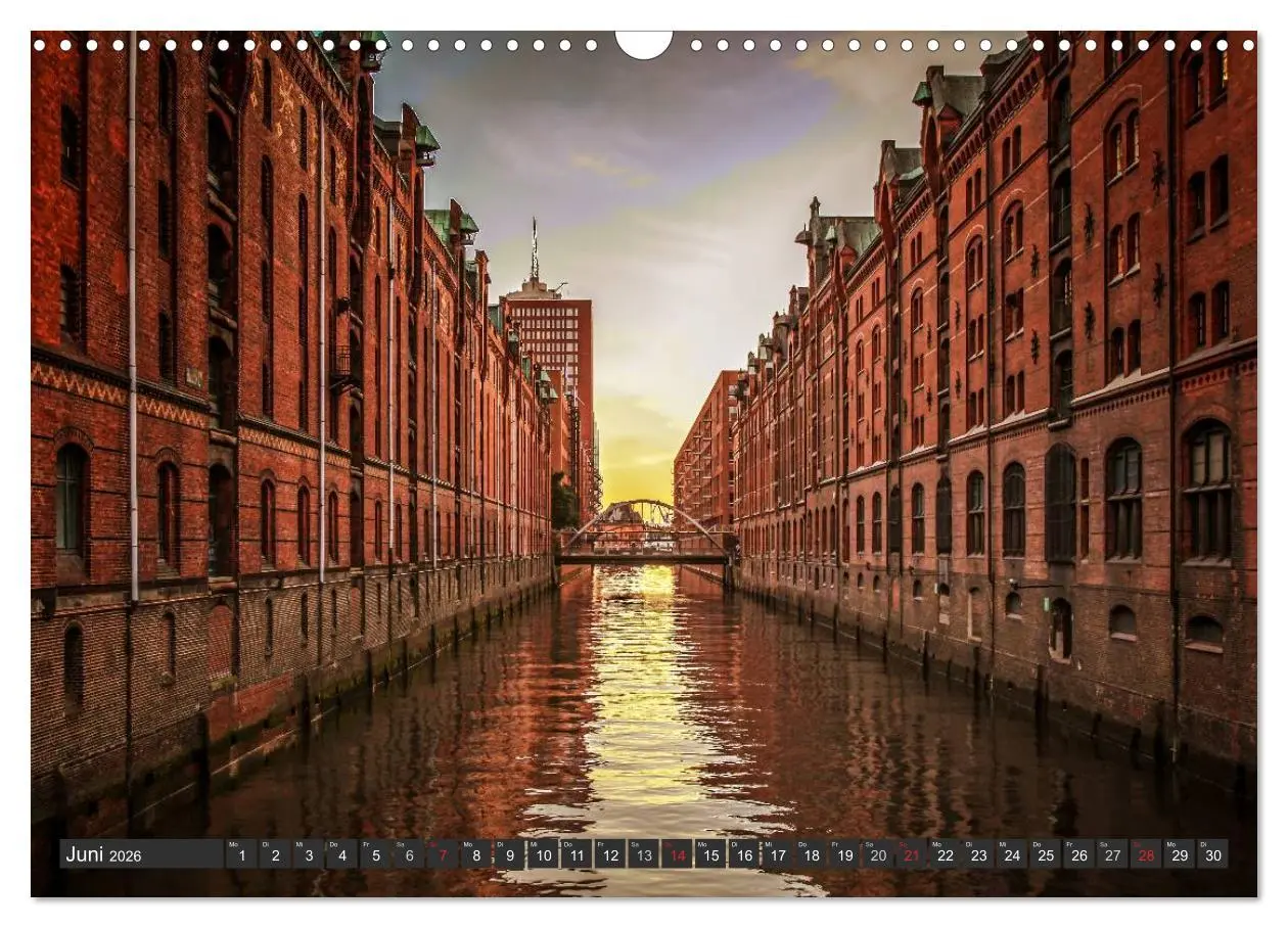 Bild: 9783516229035 | Stadt Hamburg (Wandkalender 2026 DIN A3 quer), CALVENDO Monatskalender