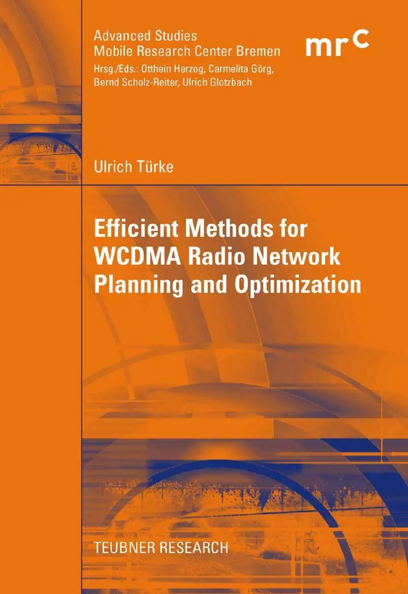 Cover: 9783835009035 | Efficient Methods for WCDMA Radio Network Planning and Optimization