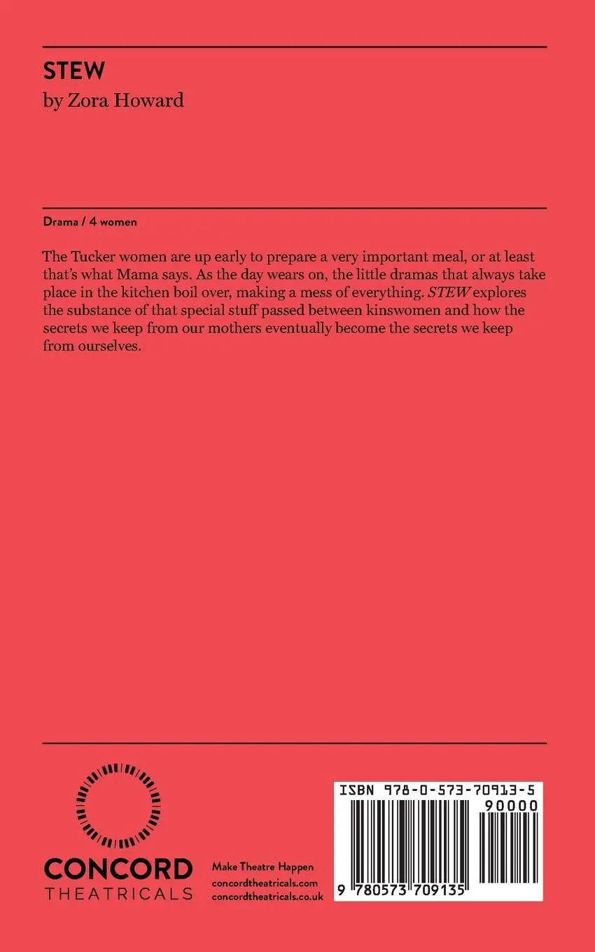 Rückseite: 9780573709135 | STEW | Zora Howard | Taschenbuch | Kartoniert / Broschiert | Englisch