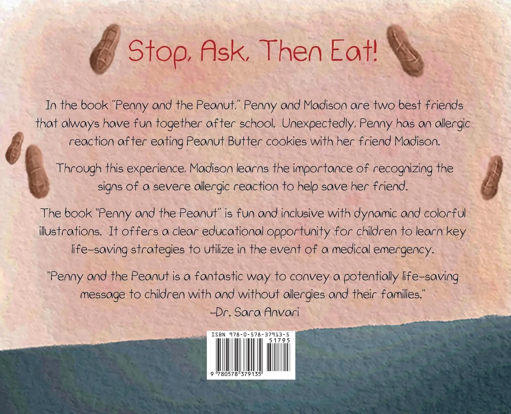 Rückseite: 9780578379135 | Penny and the Peanut | A Story About Food Allergies | Micaa Thomas