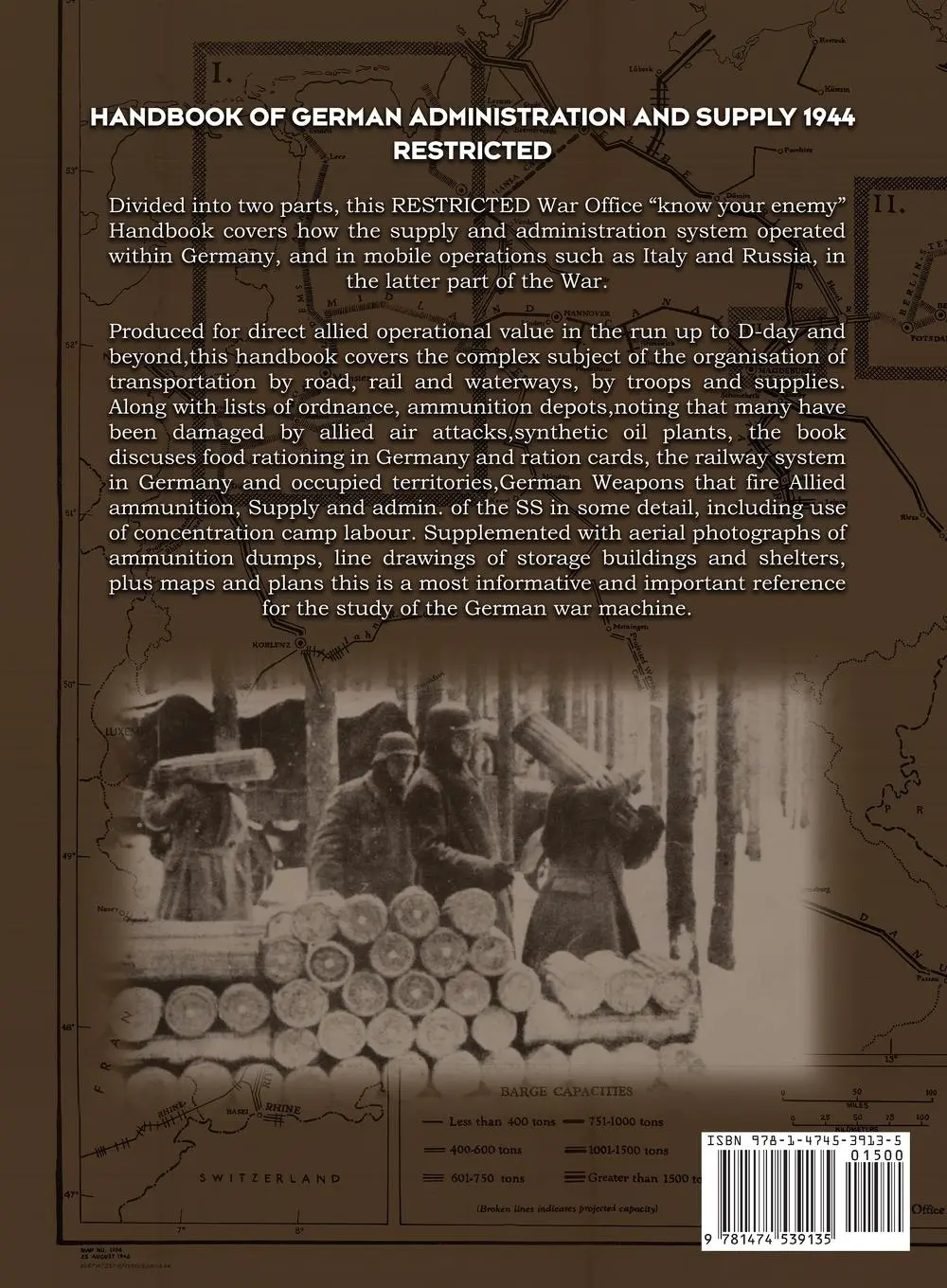 Rückseite: 9781474539135 | HANDBOOK OF GERMAN ADMINISTRATION AND SUPPLY 1944 | War Office | Buch