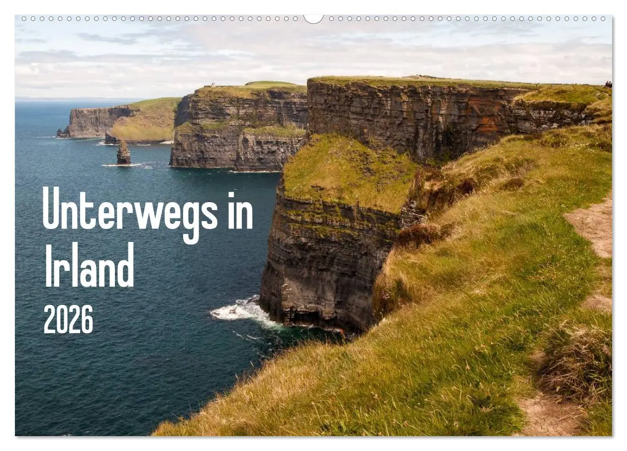 Cover: 9783516149135 | Unterwegs in Irland (Wandkalender 2026 DIN A2 quer), CALVENDO...