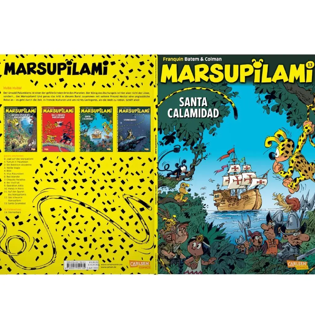 Bild: 9783551799135 | Marsupilami 13: Santa Calamidad | Abenteuercomics für Kinder ab 8