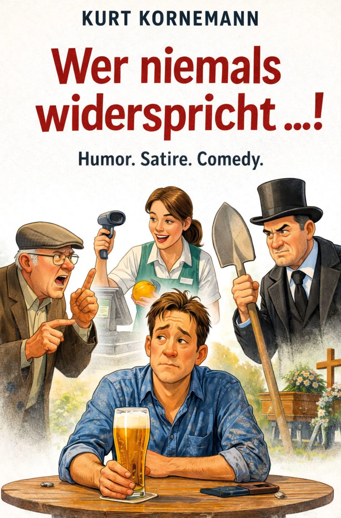 Cover: 9783961039135 | Wer niemals widerspricht ...! | Humor. Satire. Comedy. | Kornemann