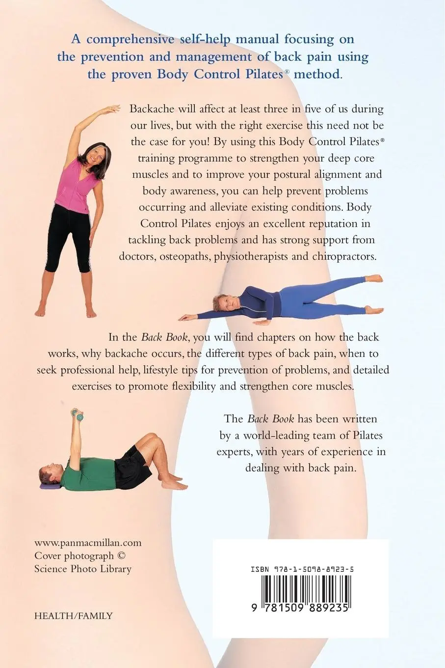 Rückseite: 9781509889235 | Pilates Back Book | Lynne Robinson | Taschenbuch | Englisch | 2018