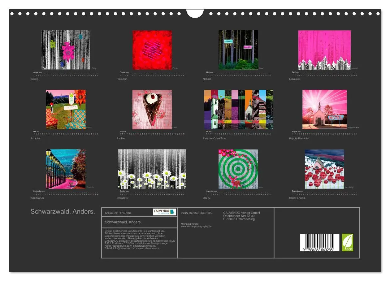Bild: 9783435649235 | Schwarzwald. Anders. (Wandkalender 2025 DIN A3 quer), CALVENDO...