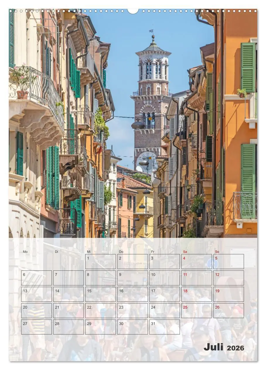 Bild: 9783457289235 | Italien - von den Alpen bis zur Amalfiküste (Wandkalender 2026 DIN...