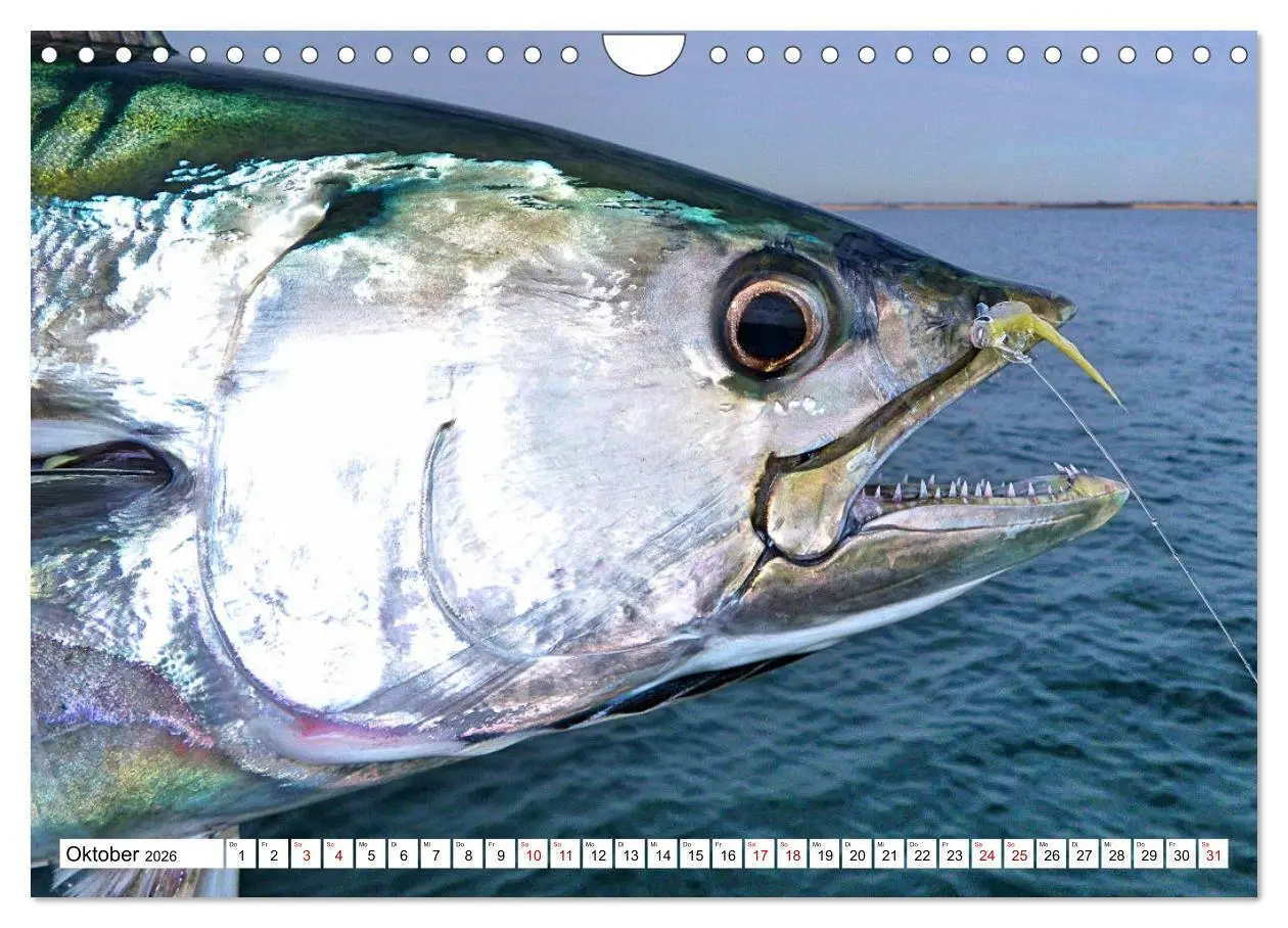 Bild: 9783457599235 | Anglerglück - den Fisch am Haken (Wandkalender 2026 DIN A4 quer),...