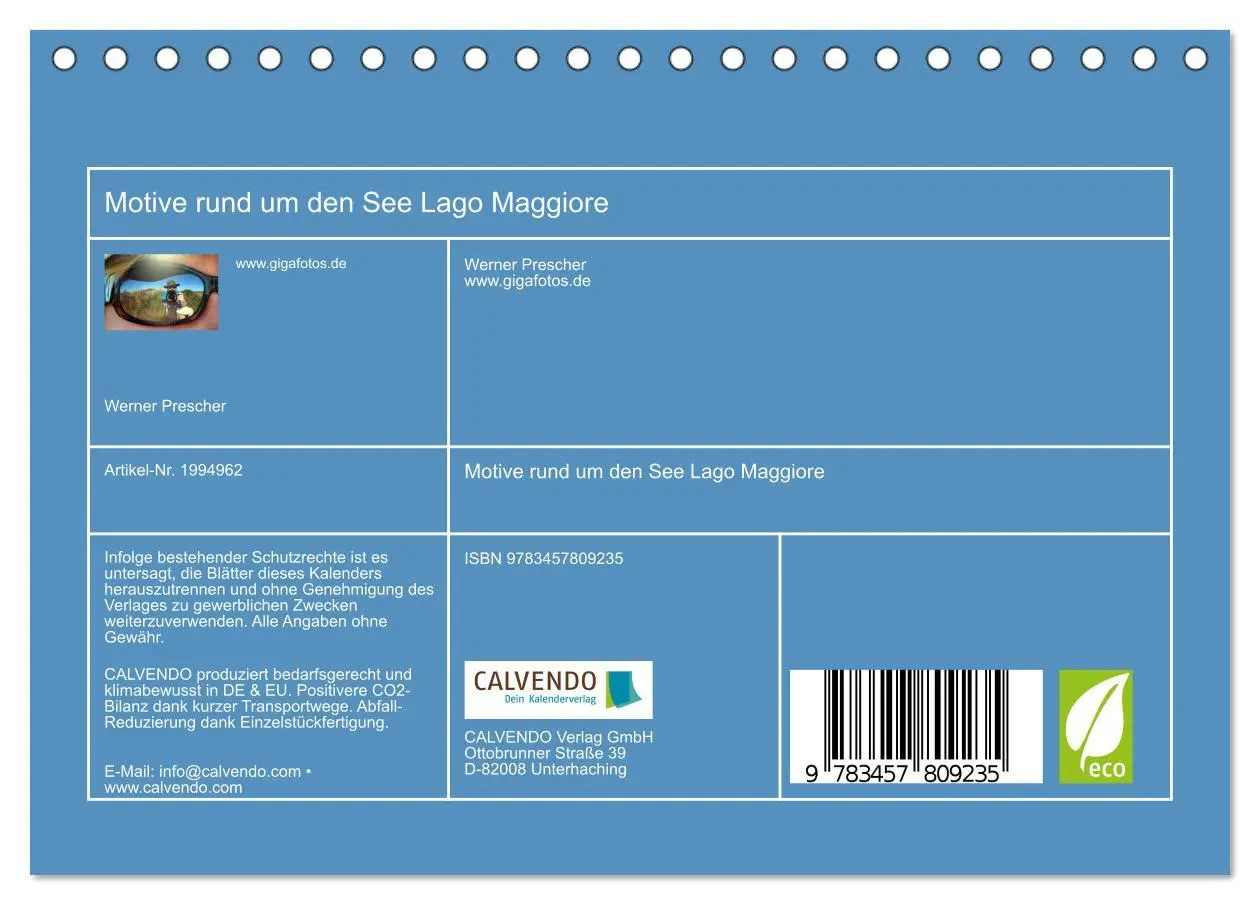 Bild: 9783457809235 | Motive rund um den See Lago Maggiore (Tischkalender 2026 DIN A5...