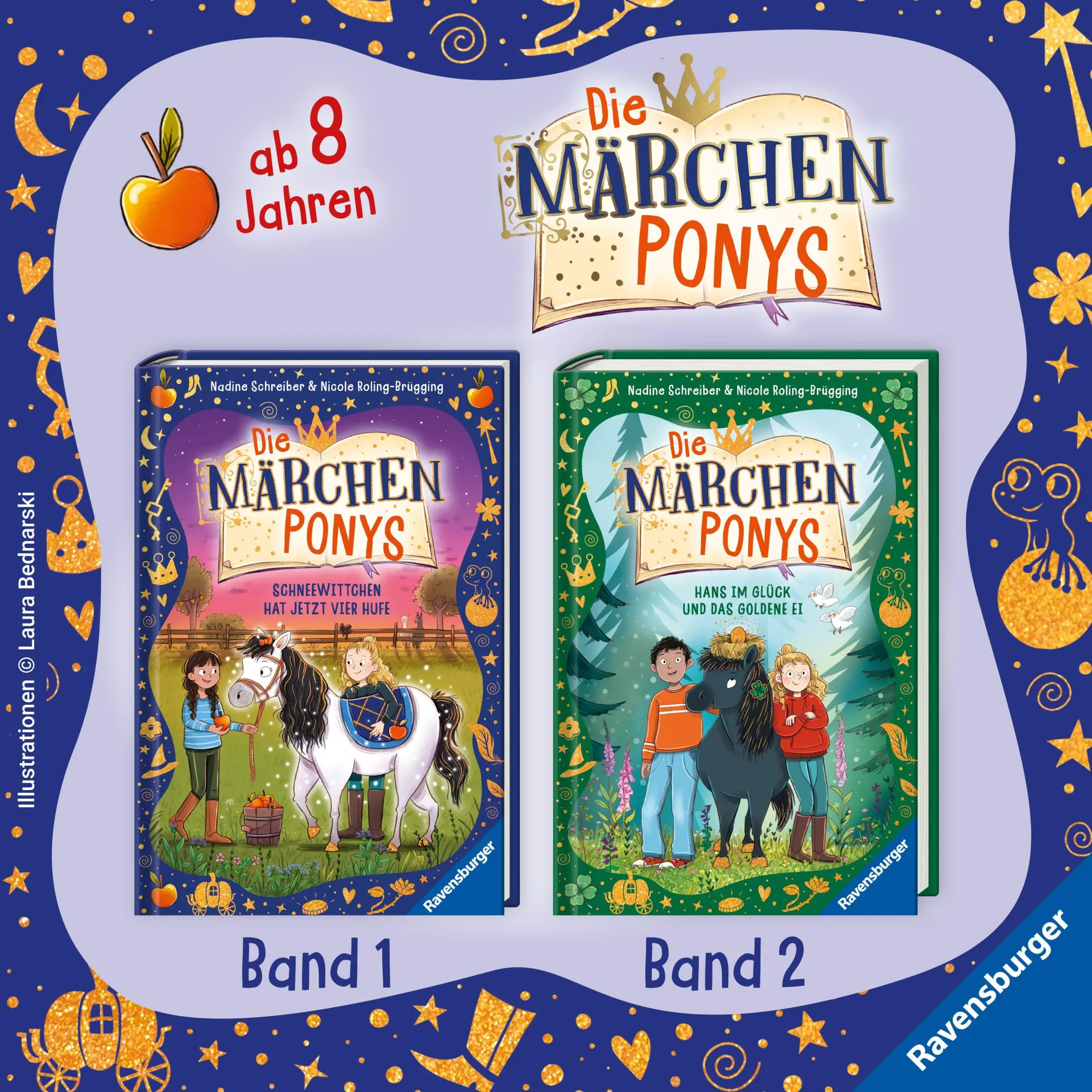 Bild: 9783473409235 | Die Märchenponys, Band 1 - Schneewittchen hat jetzt vier Hufe | Buch