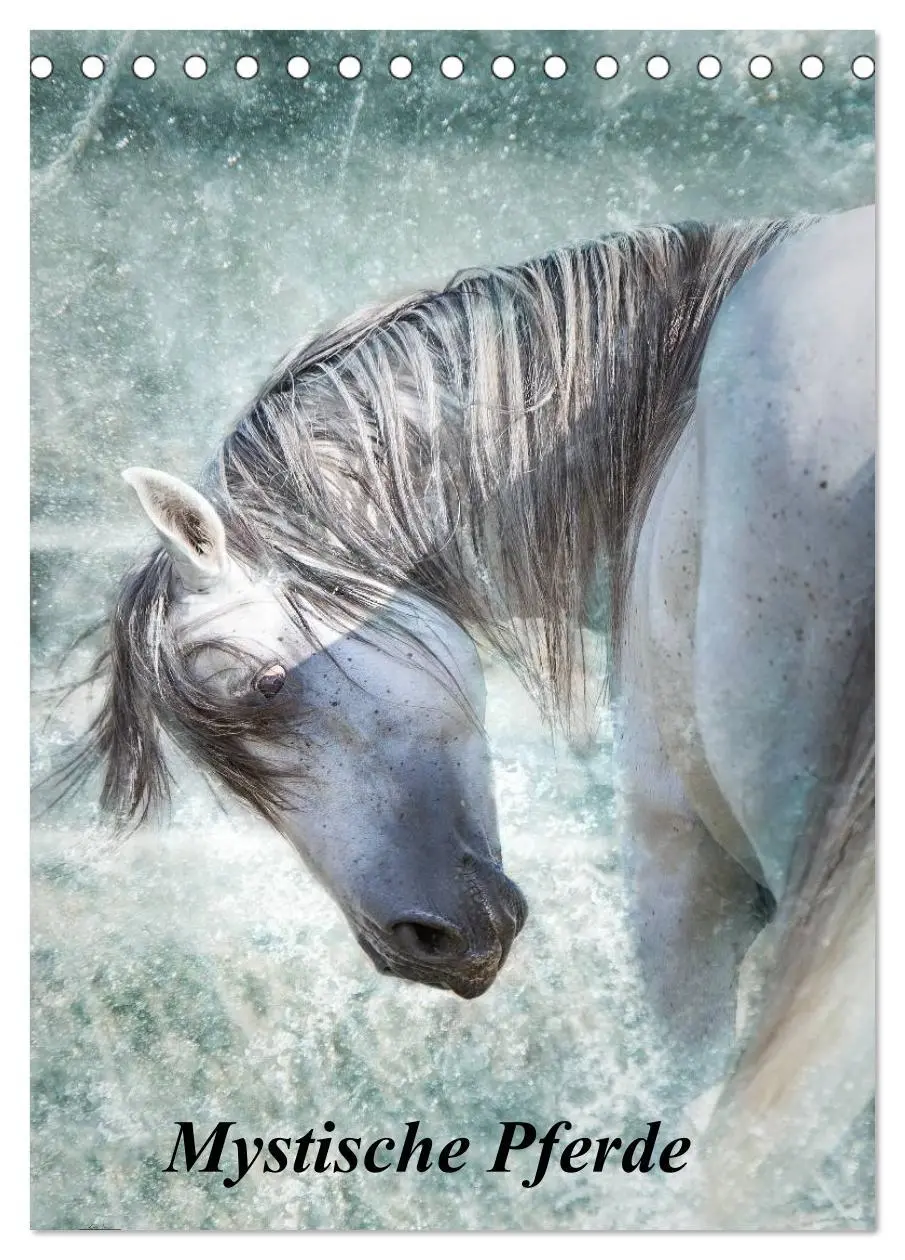 Cover: 9783516449235 | Mystische Pferde (Tischkalender 2026 DIN A5 hoch), CALVENDO...