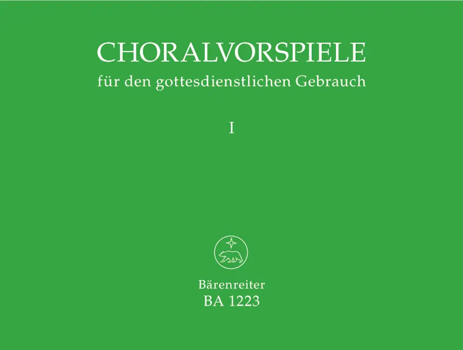 Cover: 9790006409235 | Choralvorspiele für den gottesdienstlichen Gebrauch I | Broschüre