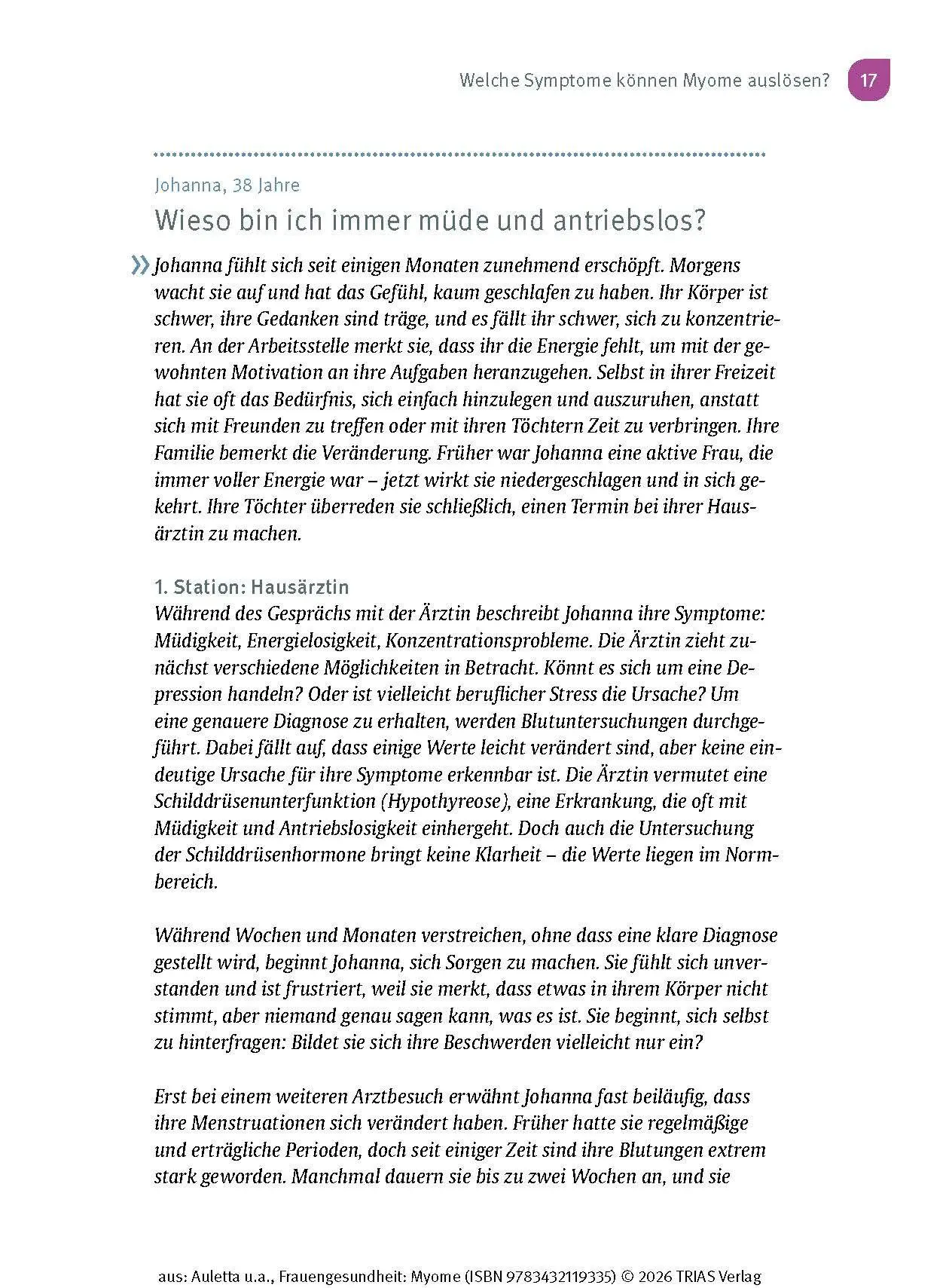 Bild: 9783432119335 | Frauengesundheit: Myome | Valentina Auletta (u. a.) | Taschenbuch