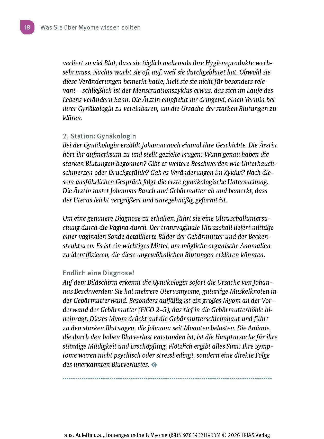 Bild: 9783432119335 | Frauengesundheit: Myome | Valentina Auletta (u. a.) | Taschenbuch