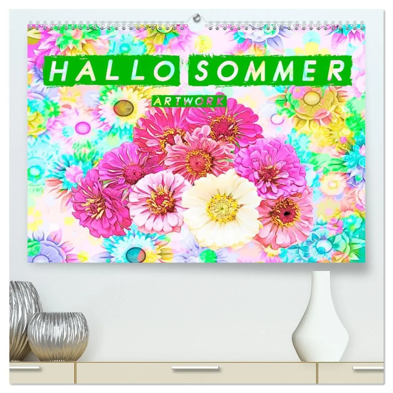 Cover: 9783457659335 | Hallo Sommer - Artwork (hochwertiger Premium Wandkalender 2026 DIN...