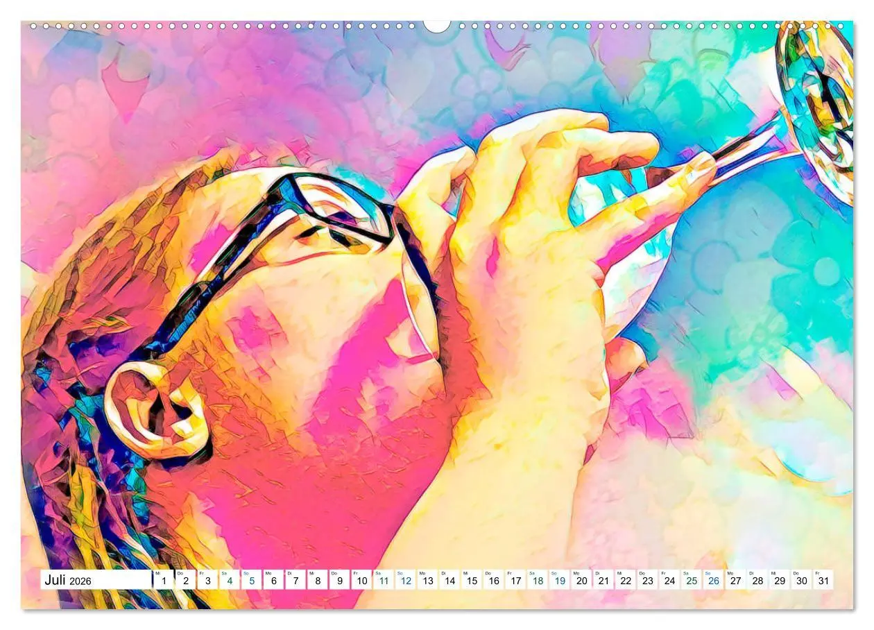 Bild: 9783457659335 | Hallo Sommer - Artwork (hochwertiger Premium Wandkalender 2026 DIN...