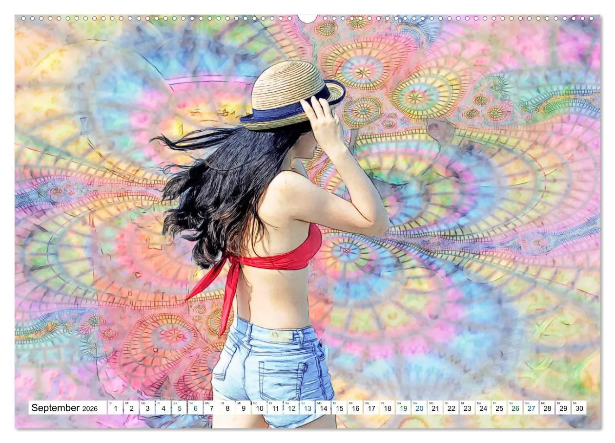 Bild: 9783457659335 | Hallo Sommer - Artwork (hochwertiger Premium Wandkalender 2026 DIN...
