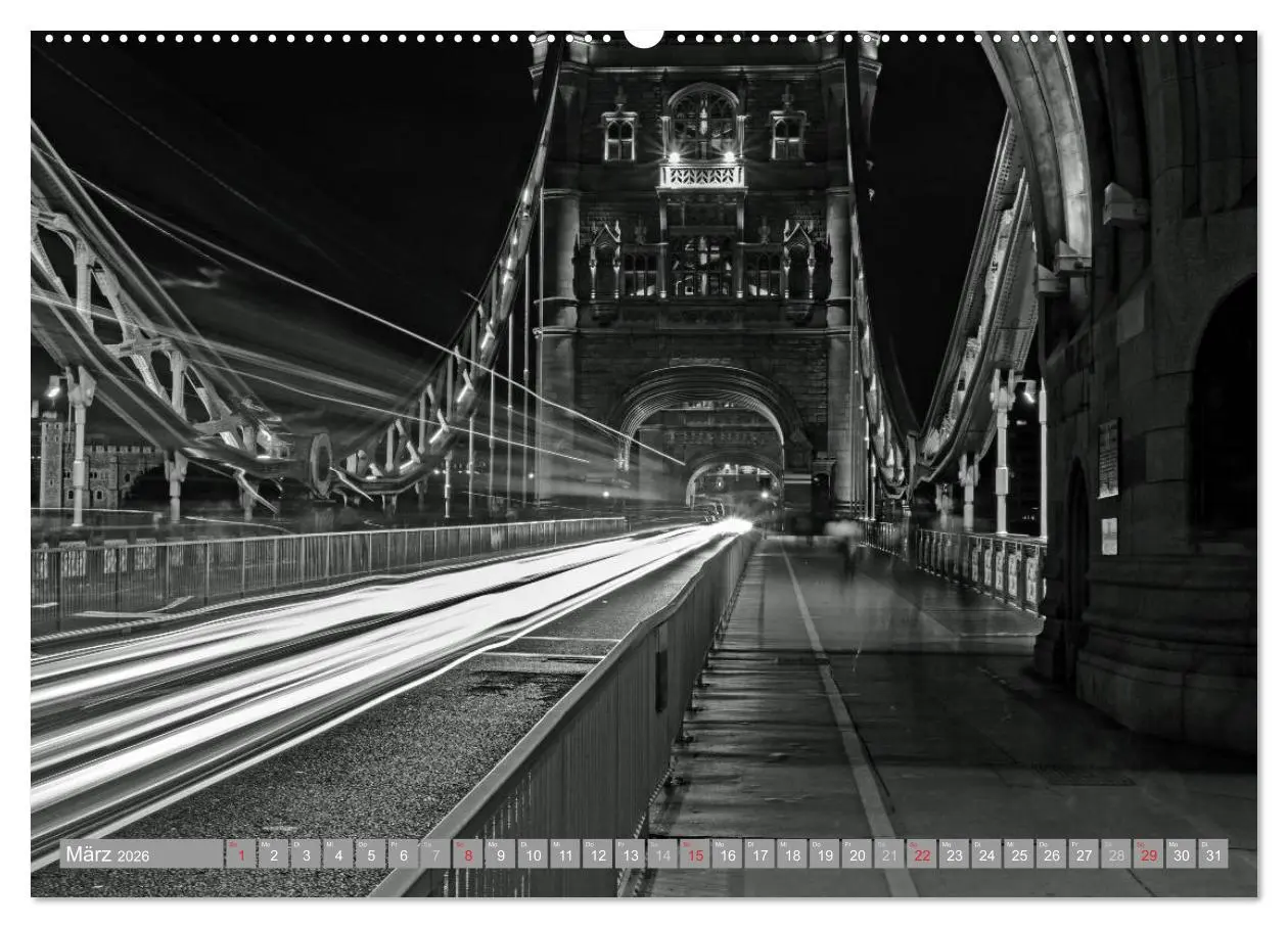 Bild: 9783516129335 | London in Schwarz-Weiß (hochwertiger Premium Wandkalender 2026 DIN...