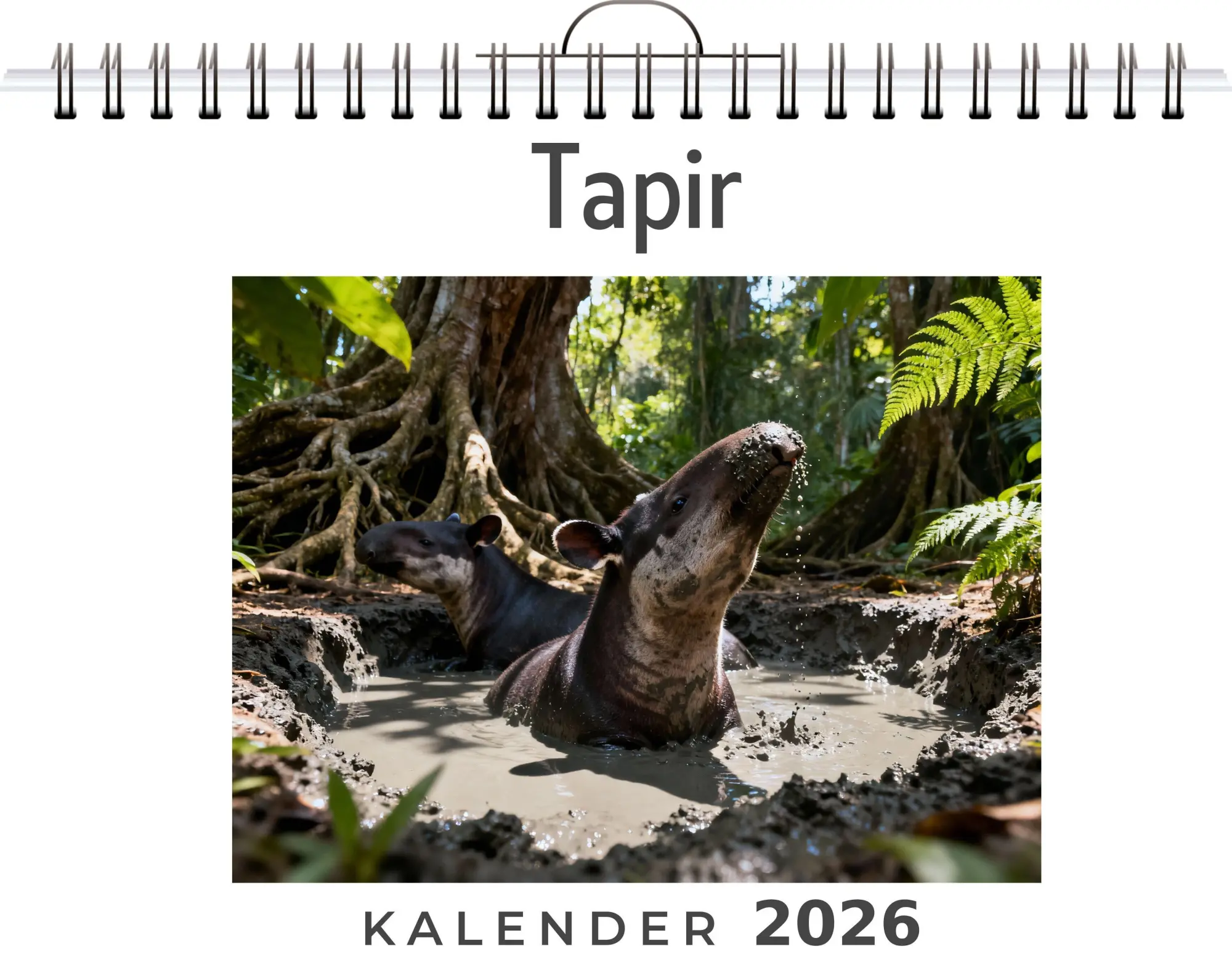 Cover: 9783695329335 | Tapir | Noah Werner | Kalender | Deutsch | 2026 | FlipFlop
