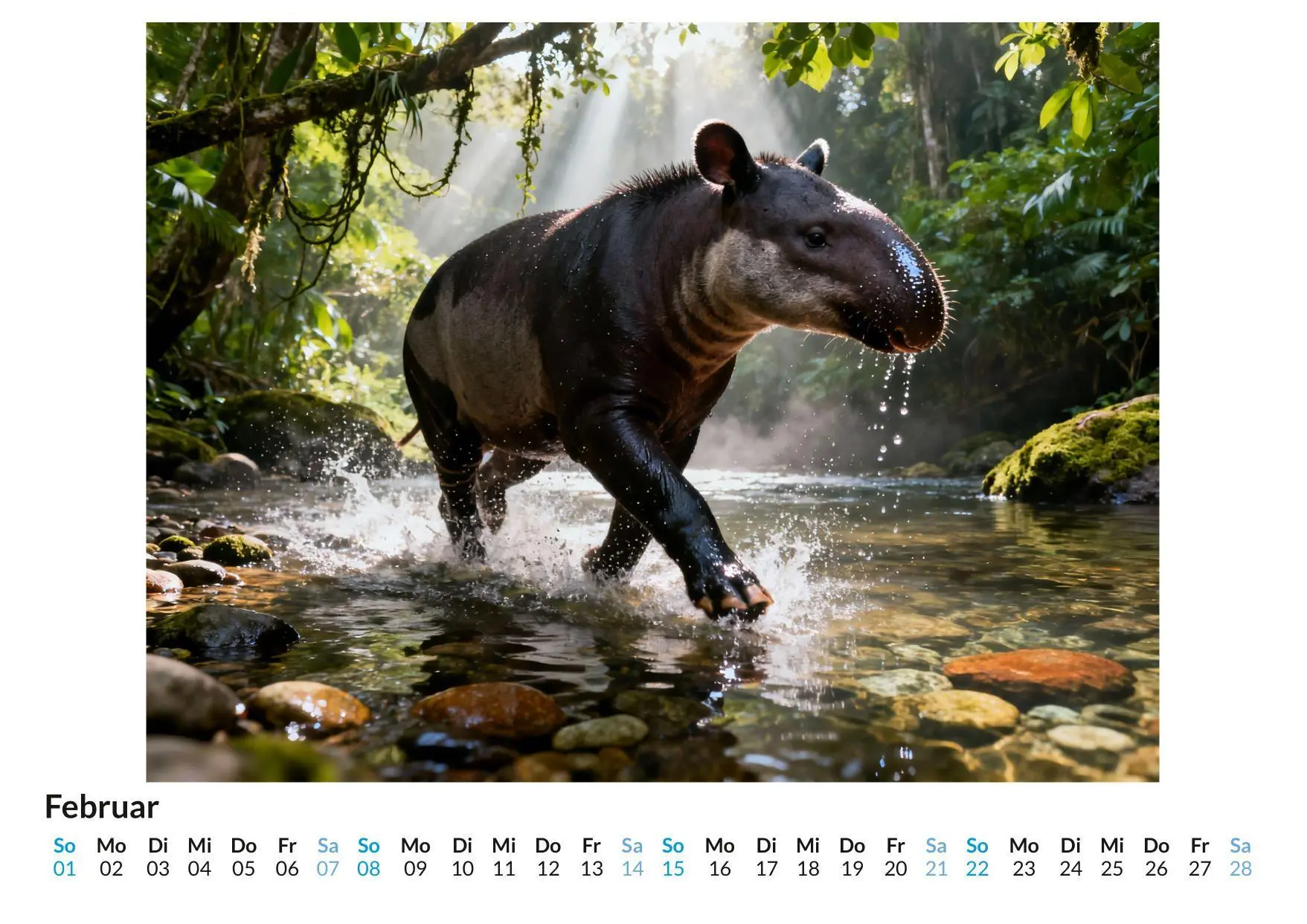 Bild: 9783695329335 | Tapir | Noah Werner | Kalender | Deutsch | 2026 | FlipFlop