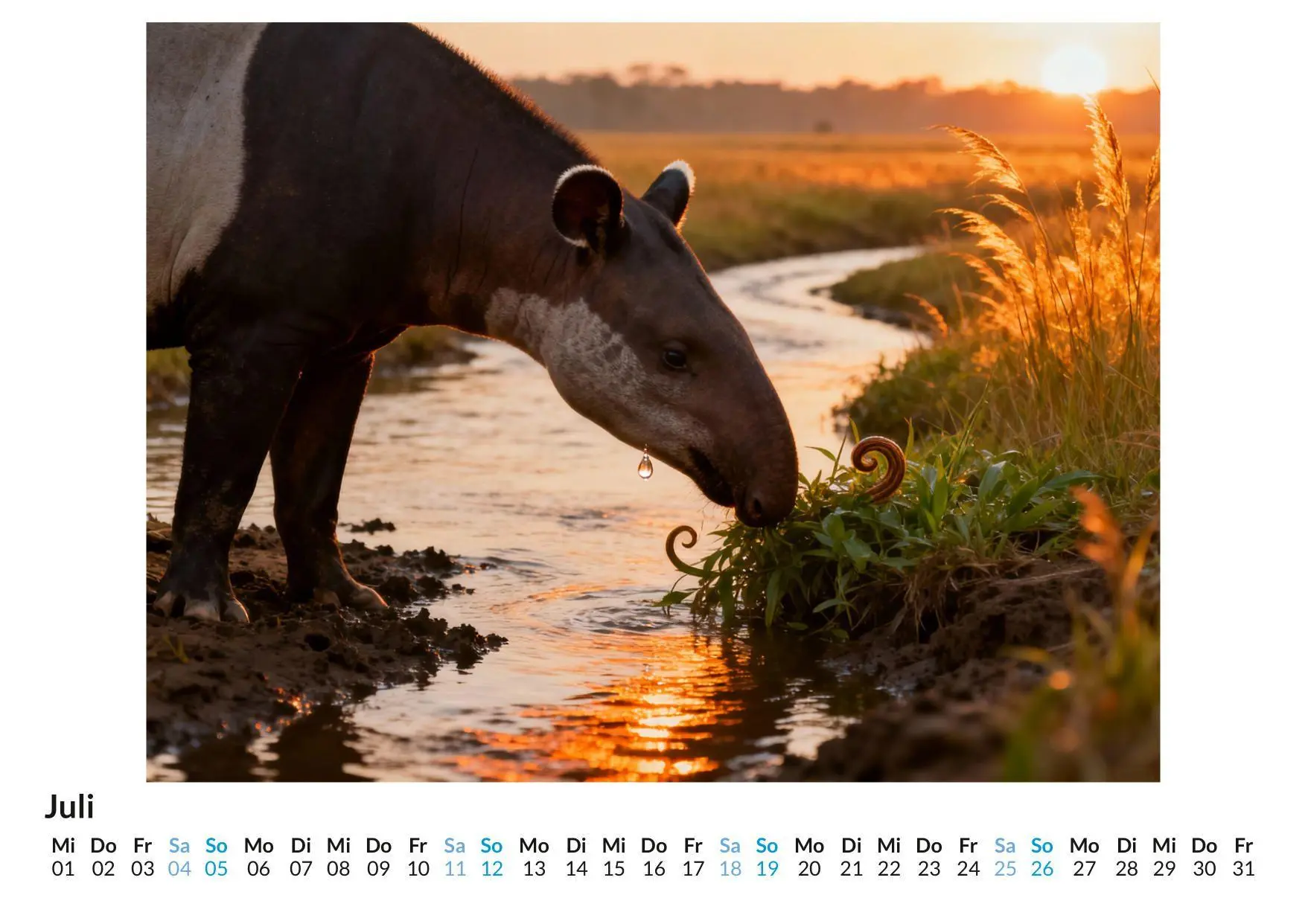 Bild: 9783695329335 | Tapir | Noah Werner | Kalender | Deutsch | 2026 | FlipFlop