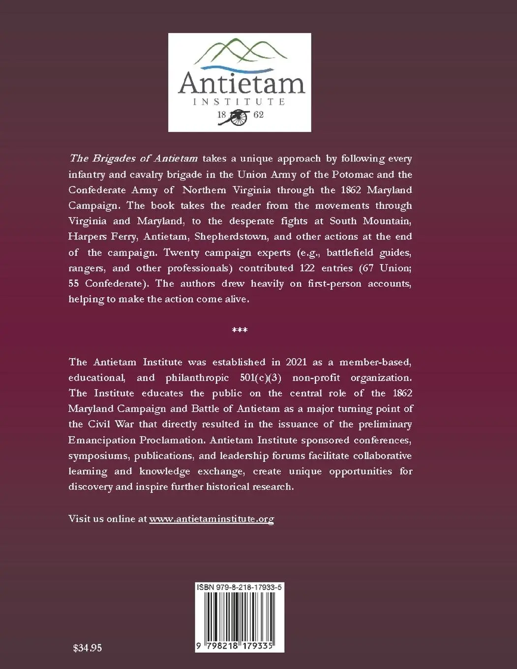 Rückseite: 9798218179335 | Brigades of Antietam | Bradley Gottfried | Taschenbuch | Englisch
