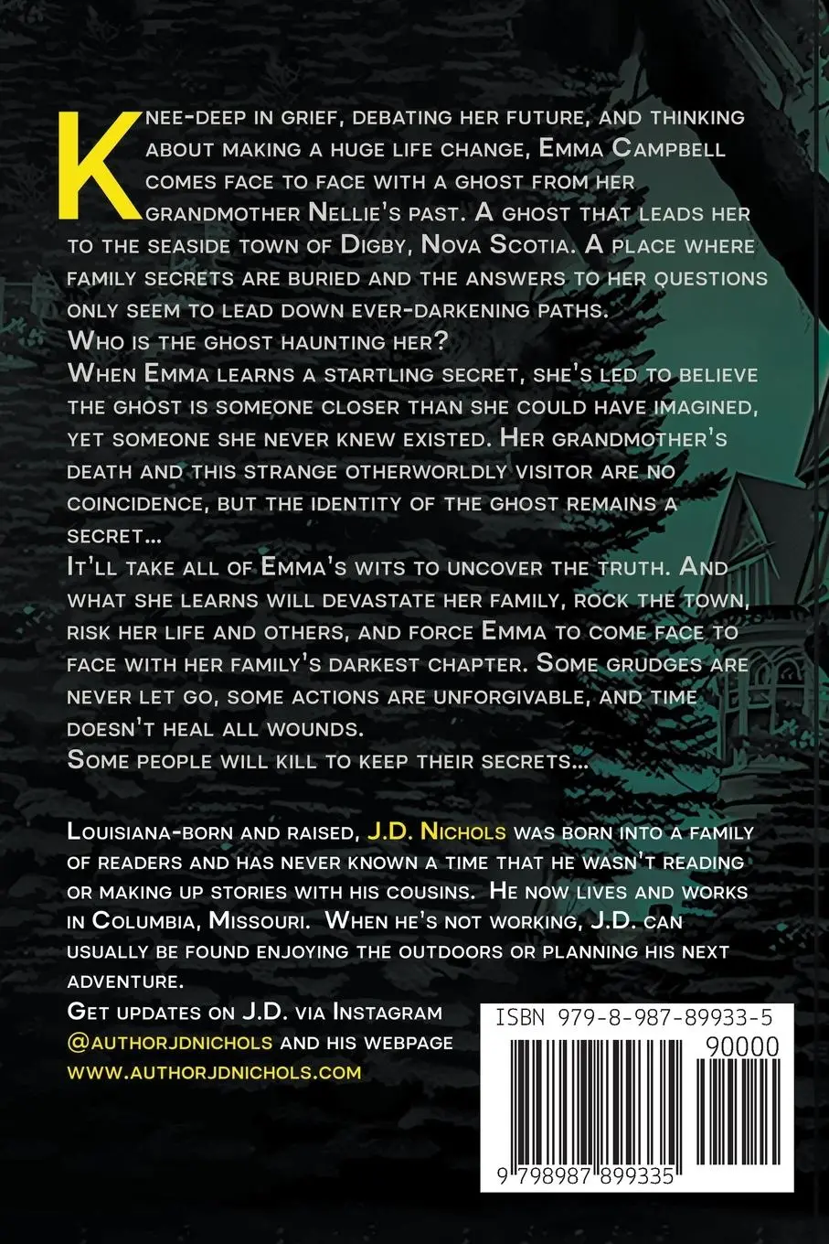 Rückseite: 9798987899335 | Shadows of Fog | J. D. Nichols | Taschenbuch | Englisch | 2023