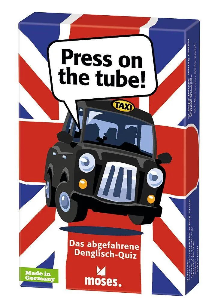 Cover: 4033477909435 | Press on the tube! | Das abgefahrene Denglisch-Quiz. 70 Karten | Spiel