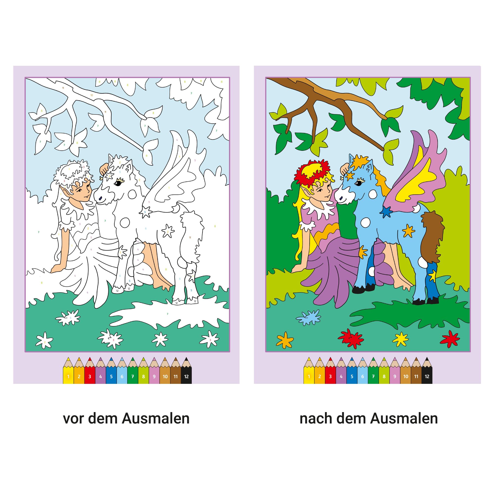 Bild: 9783473489435 | Malen nach Zahlen - Zauberwald | Maja Wagner | Taschenbuch | 24 S.