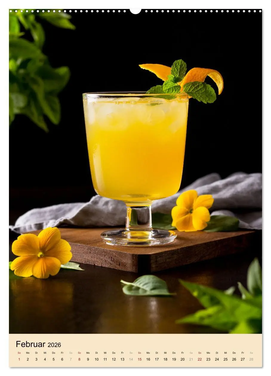 Bild: 9783516359435 | Cocktails mit Blumen und Pflanzen (hochwertiger Premium...