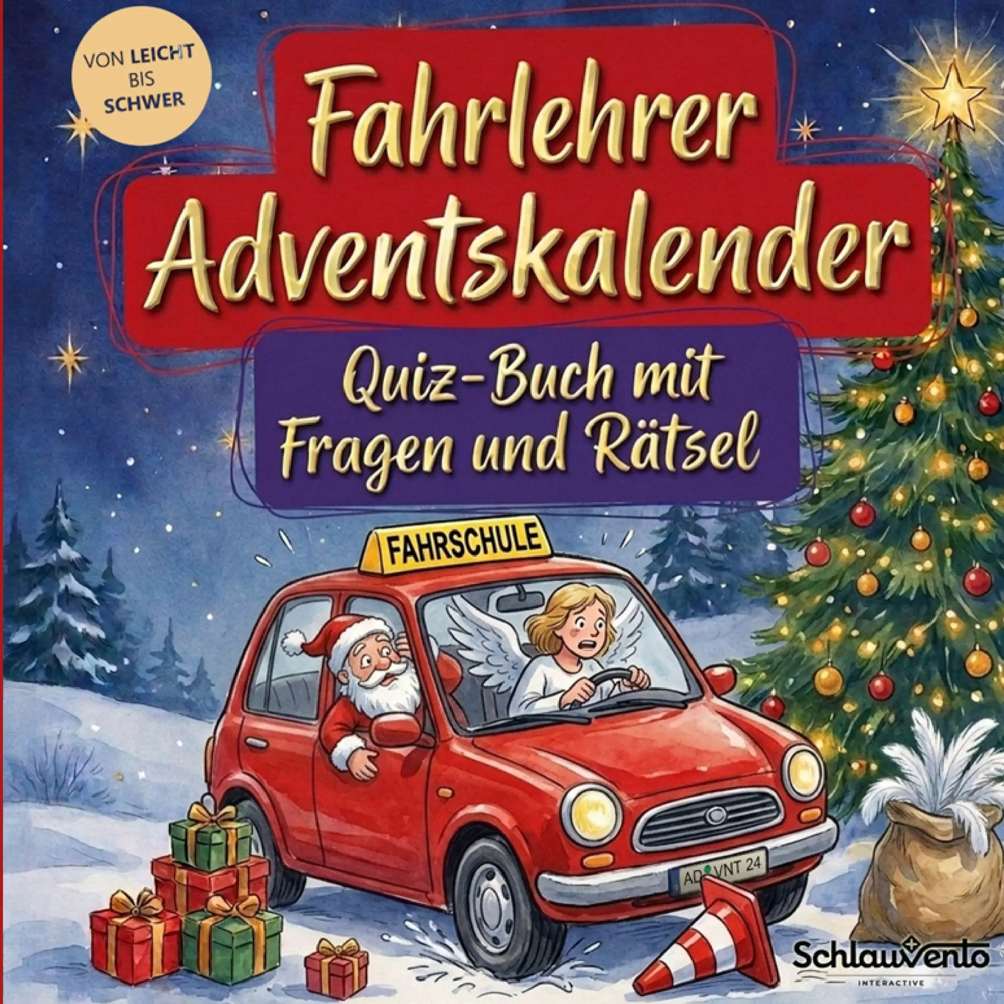Cover: 9783693199435 | Fahrlehrer-Adventskalender: Quiz-Buch mit Fragen und Rätsel | Buch