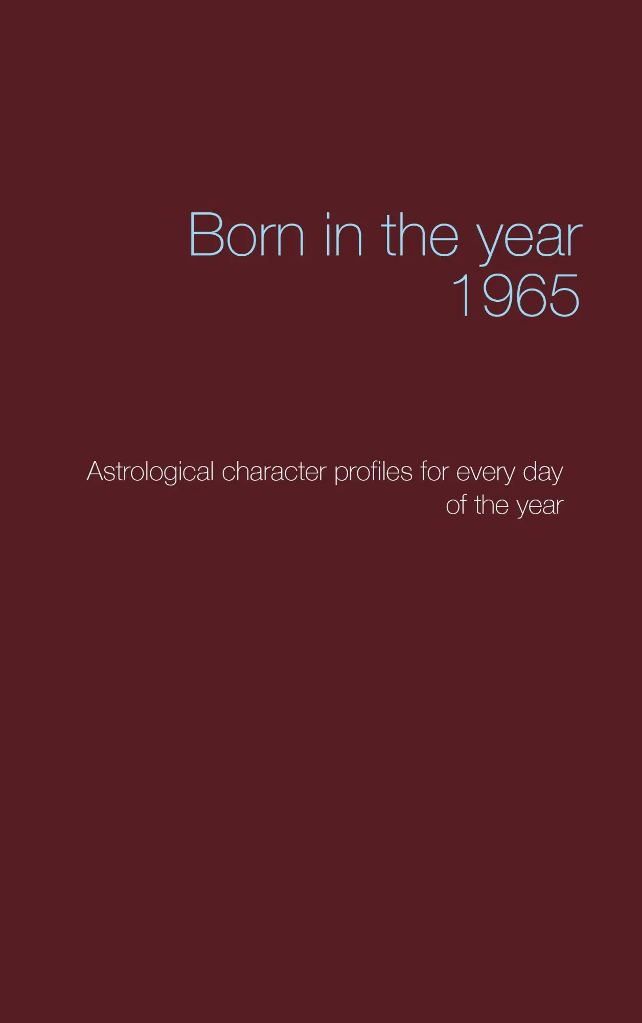 Cover: 9783744819435 | Born in the year 1965 | Christoph Däppen | Taschenbuch | 132 S. | 2017