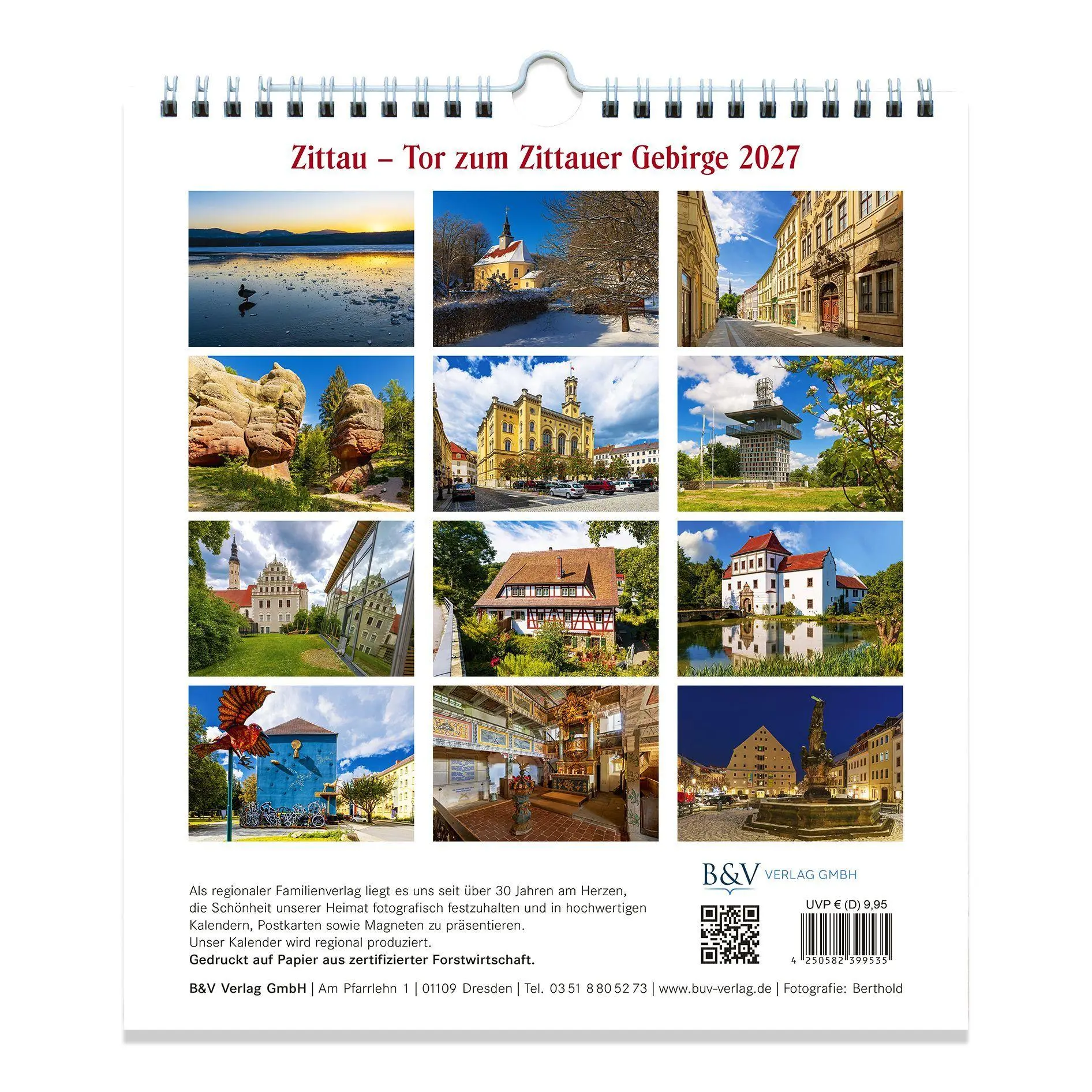 Bild: 4250582399535 | Kalender Zittau 2027 - Tor zum Zittauer Gebirge | Kalender | Deutsch