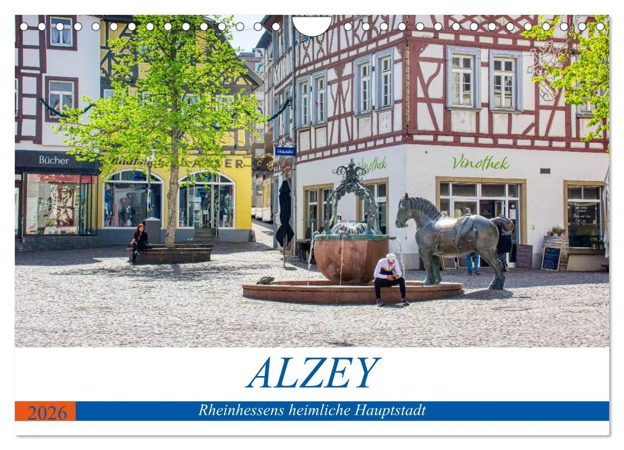 Cover: 9783457639535 | Alzey - Rheinhessens heimliche Hauptstadt (Wandkalender 2026 DIN A4...