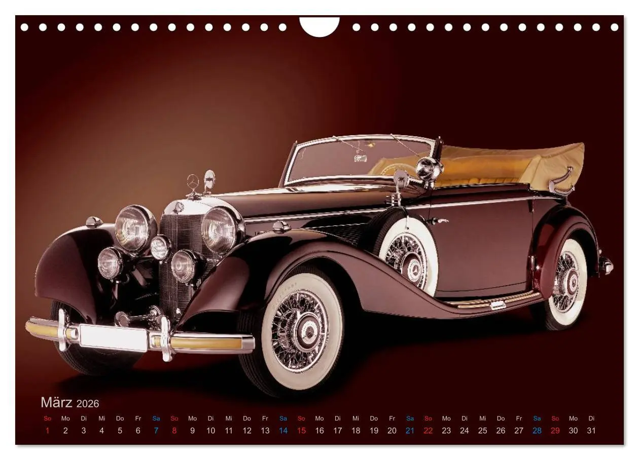 Bild: 9783457949535 | Zeitlose Ästhetik Oldtimer-Fotografien von Wolf Kloss (Wandkalender...