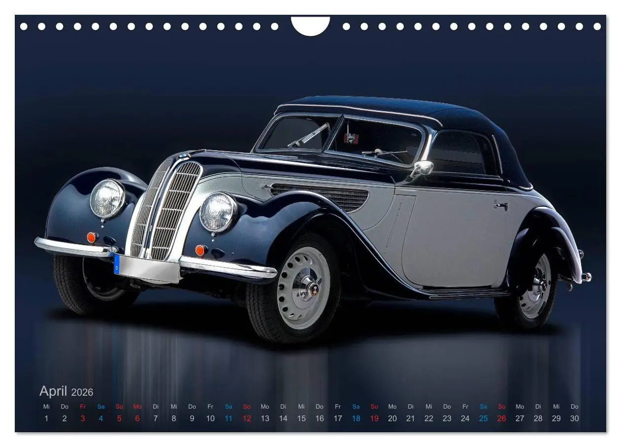 Bild: 9783457949535 | Zeitlose Ästhetik Oldtimer-Fotografien von Wolf Kloss (Wandkalender...