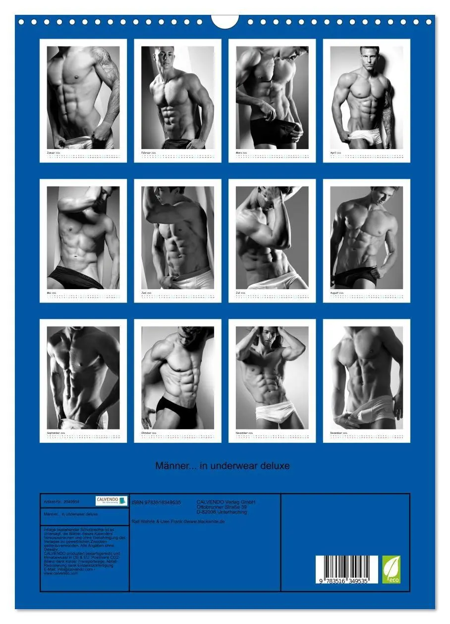 Bild: 9783516349535 | Männer... in underwear deluxe (Wandkalender 2026 DIN A3 hoch),...