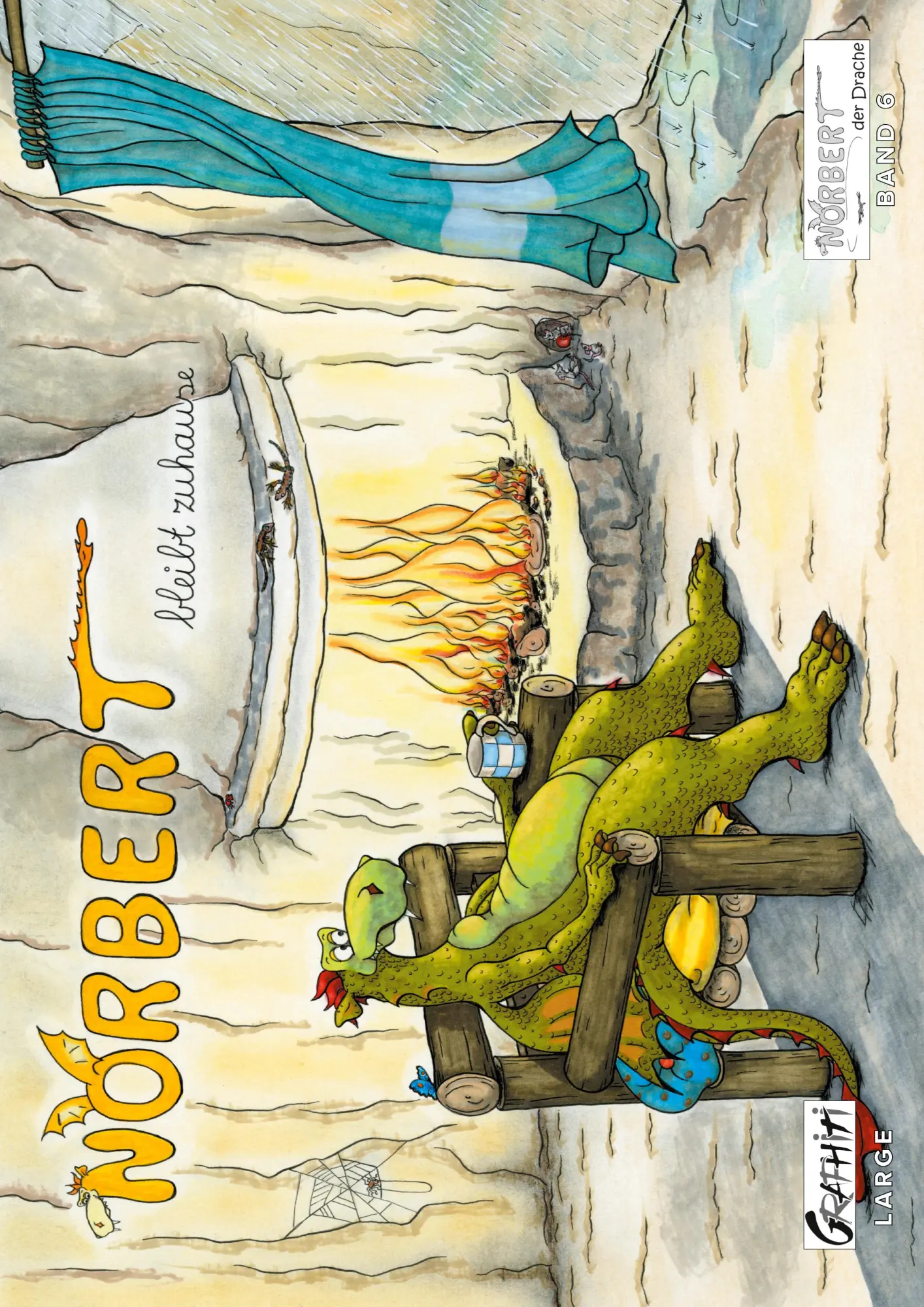 Cover: 9783754329535 | Norbert bleibt zuhause | Norbert der Drache (Großformat) | Bürger