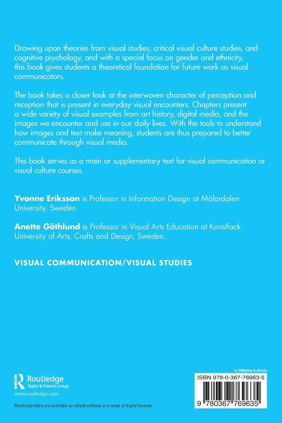 Rückseite: 9780367769635 | Foundations of Visual Communication | How Visuals Appear in Daily Life