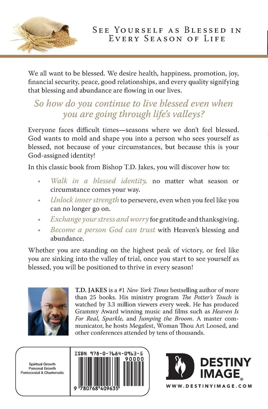 Rückseite: 9780768409635 | Can You Stand to be Blessed? | T. D. Jakes | Taschenbuch | Englisch