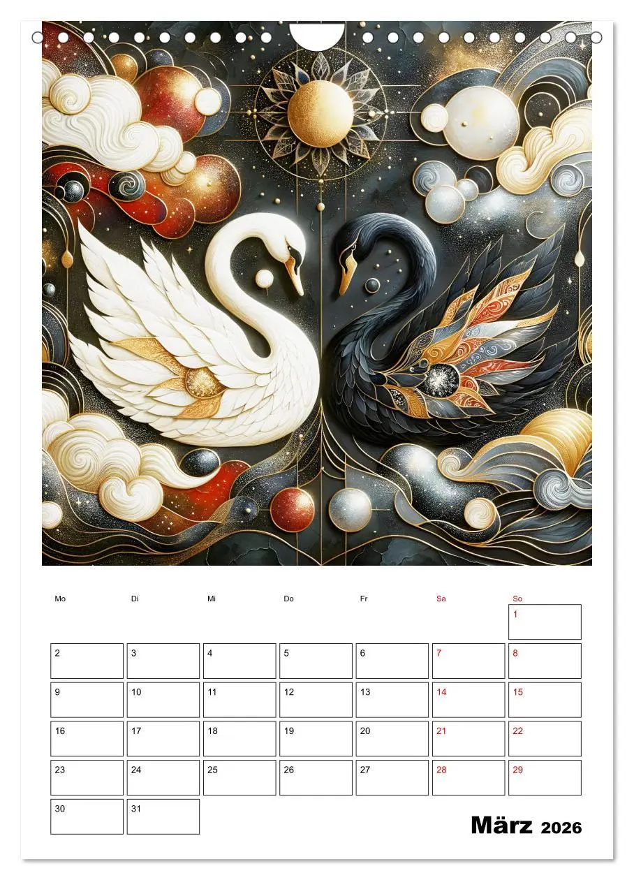 Bild: 9783457249635 | Tierische Mondlichtmagie (Wandkalender 2026 DIN A4 hoch), CALVENDO...