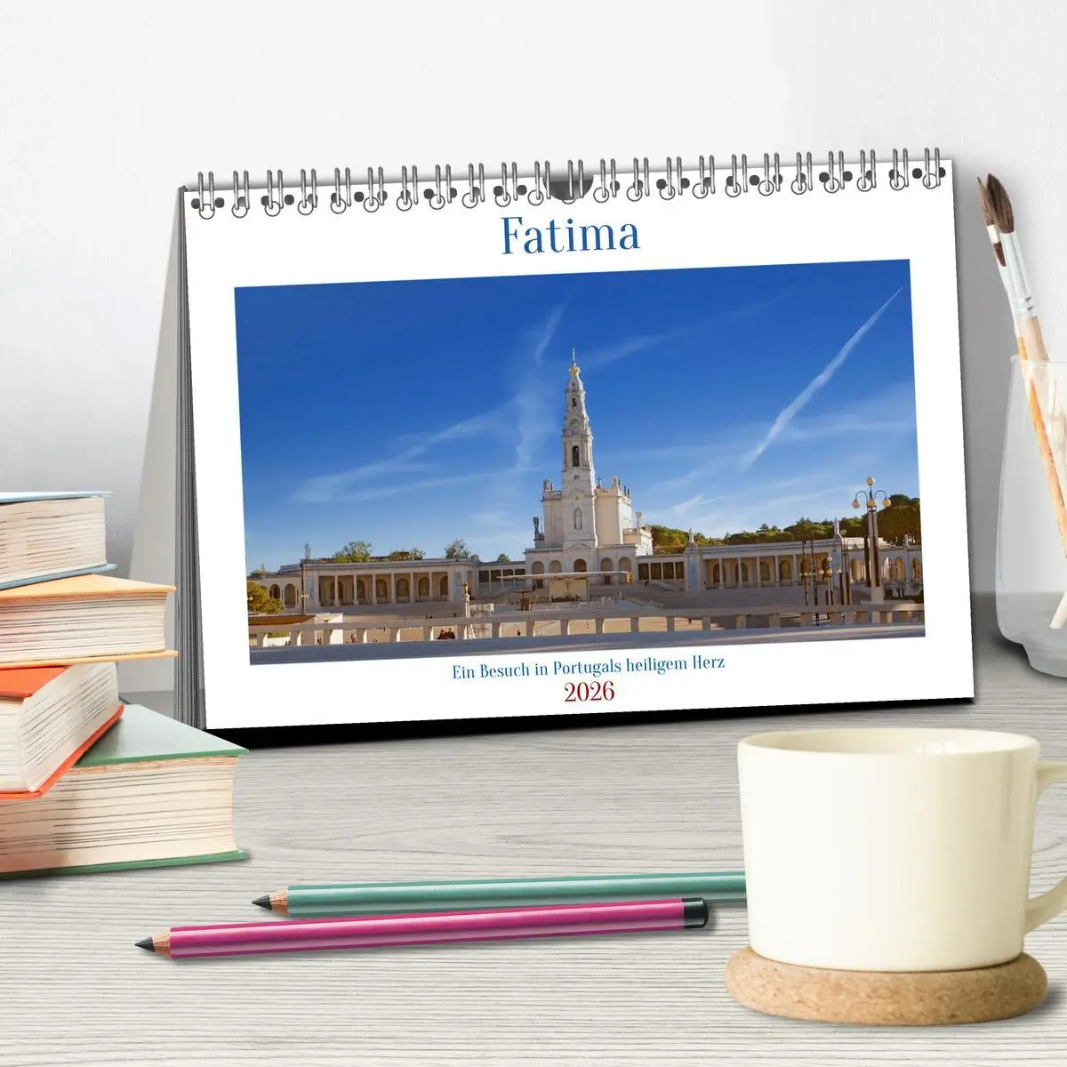 Bild: 9783457489635 | Fatima: Ein Besuch in Portugals heiligem Herz (Tischkalender 2026...