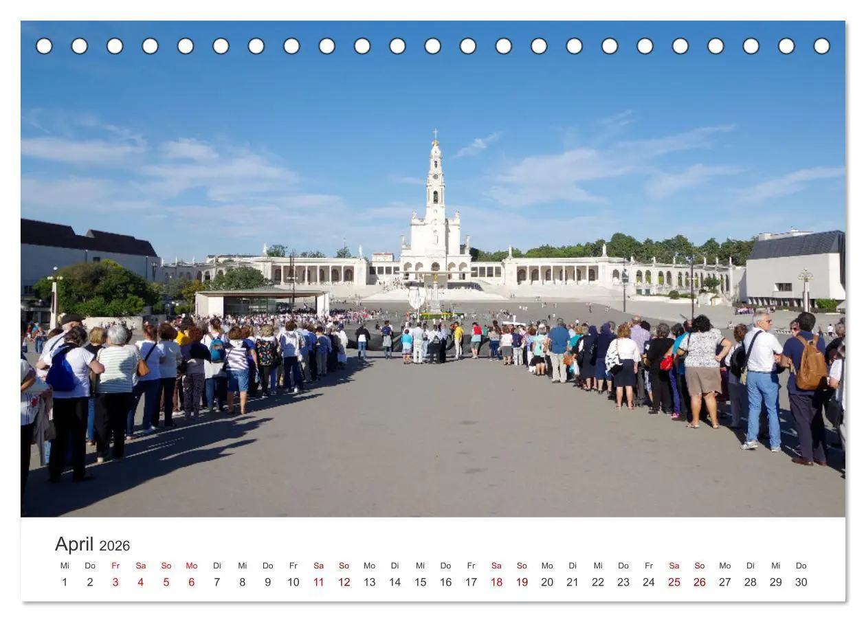 Bild: 9783457489635 | Fatima: Ein Besuch in Portugals heiligem Herz (Tischkalender 2026...