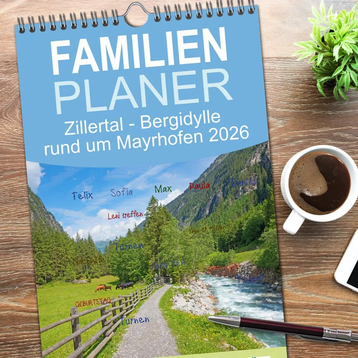 Bild: 9783516649635 | Familienplaner 2026 - Zillertal - Bergidylle rund um Mayrhofen 2026...