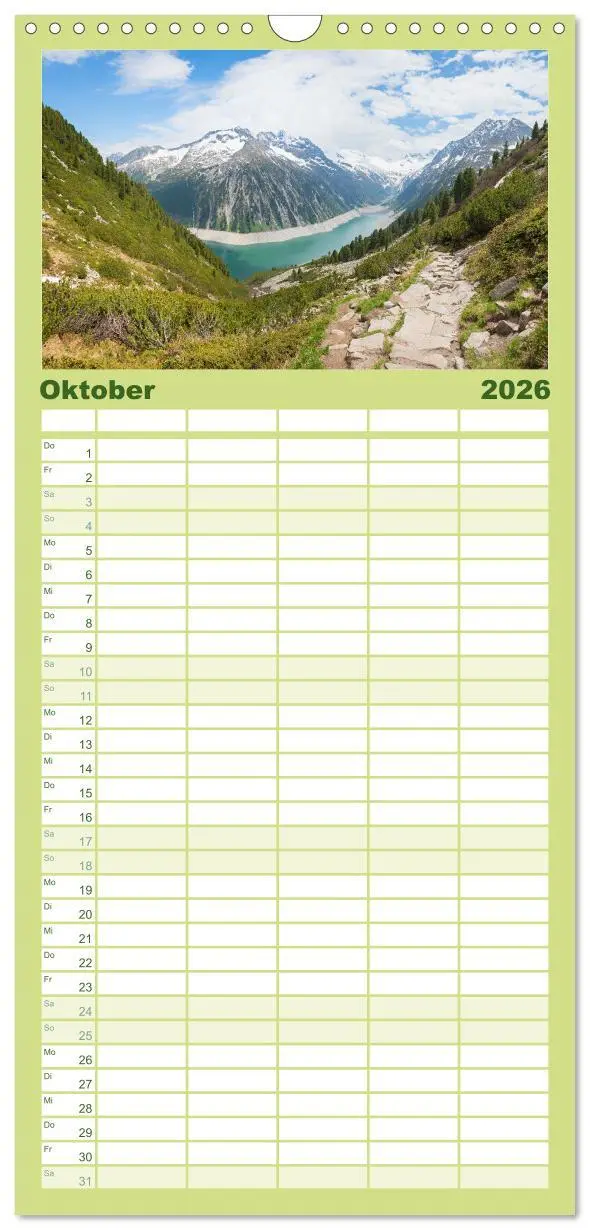 Bild: 9783516649635 | Familienplaner 2026 - Zillertal - Bergidylle rund um Mayrhofen 2026...