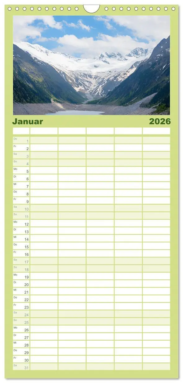 Bild: 9783516649635 | Familienplaner 2026 - Zillertal - Bergidylle rund um Mayrhofen 2026...