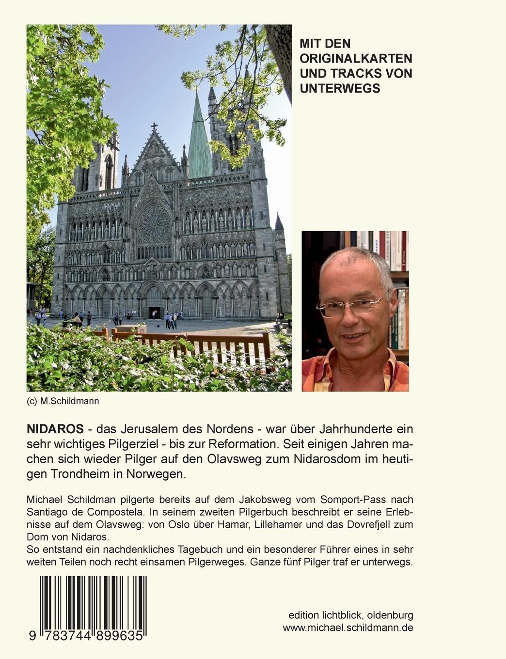 Rückseite: 9783744899635 | Pilgern auf dem Olavsweg | Von Oslo nach Trondheim zum Nidarosdom