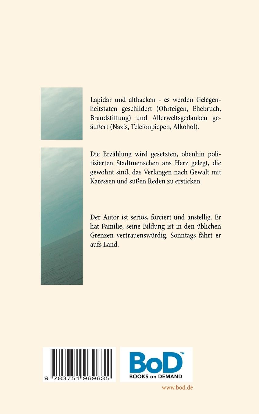 Rückseite: 9783751969635 | Allgemach | Karl Ulrich Lippoth | Taschenbuch | 98 S. | Deutsch | 2020